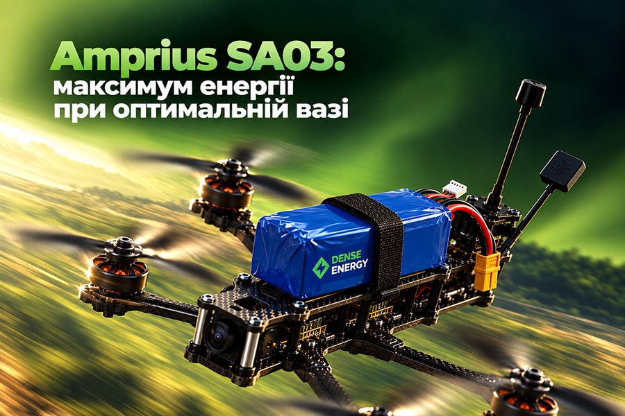 Amprius SA03 для створення високощільних Li-ion акумуляторів для БПЛА